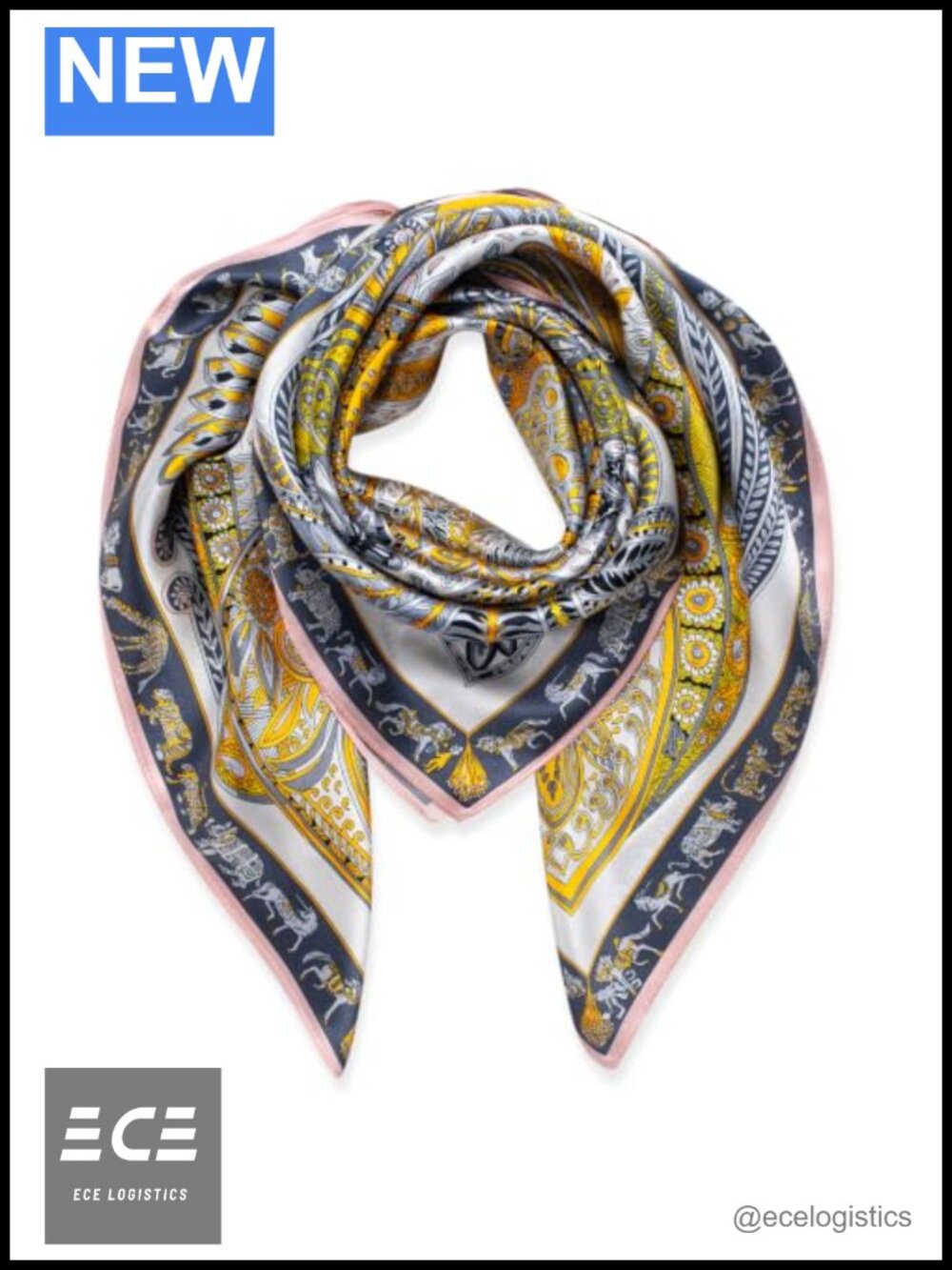 100% Mulberry Silk Scarf Large Square 35" Lightweight Headscarf Shawl Women